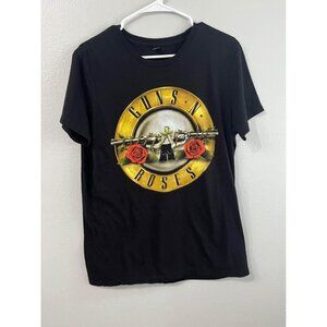 Bay Island Guns and Roses graphic t shirt Mens size Medium